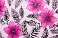 Pink leaf stamps background backgrounds pattern flower.