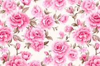 Pink watercolor flower pattern background backgrounds plant inflorescence.