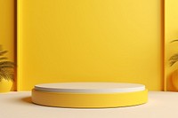 Minimal soft yellow color pattern background circle sparse colored background.