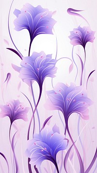 Purple flower abstract vector background backgrounds pattern plant.