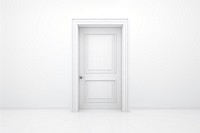 White freestanding open door white background architecture protection.