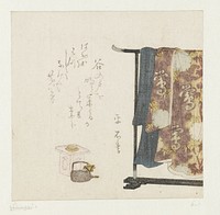 Kimono op een standaard (c. 1800 - c. 1805) by anonymous and Taira Ishizue