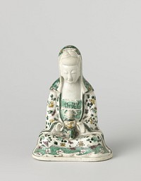 Figure of a seated Guanyin with child (c. 1800 - c. 1899) by anonymous