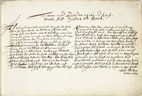 Lofzang ter ere van Gesina ter Borch (1660) by Hendrik Wolfsen
