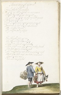Boerenpaar (1653) by Gesina ter Borch and Gesina ter Borch