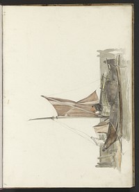 Zittende man aan boord van een hengst (1797 - 1838) by Johannes Christiaan Schotel