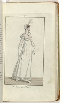 Elegantia, of tijdschrift van mode, luxe en smaak voor dames, Februari 1809, No. 69: Costume de Bal (1809) by anonymous and Evert Maaskamp