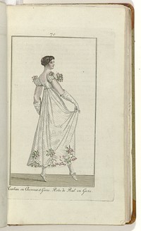 Elegantia, of tijdschrift van mode, luxe en smaak voor dames, Februari 1809, No. 70: Turban en Cheveux et Gaze... (1809) by anonymous and Evert Maaskamp