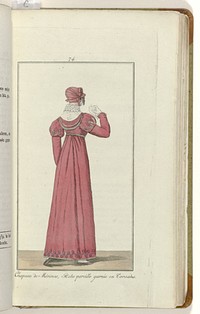 Elegantia, of tijdschrift van mode, luxe en smaak voor dames, Maart 1809, No. 74: Chapeau de Mérinos... (1809) by anonymous and Evert Maaskamp
