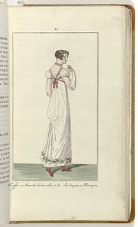 Elegantia, of tijdschrift van mode, luxe en smaak voor dames, Juni 1809, No. 80 : Coeffure en Bourrelet... (1809) by anonymous and Evert Maaskamp