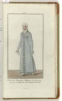 Elegantia, of tijdschrift van mode, luxe en smaak voor dames, November 1809, No. 94: Turban de Mousseline... (1809) by anonymous and Evert Maaskamp