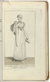 Elegantia, of tijdschrift van mode, luxe en smaak voor dames, Januari 1809, No. 68: Robe de Satin... (1809) by anonymous and Evert Maaskamp