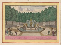 Fontein van de dolfijnen in Aranjuez (1694 - 1737) by Pieter van den Berge, Pieter van den Berge, Staten van Holland en West Friesland and Anna Beeck