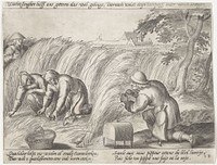 Onkruid wieden op het land (1565 - before 1604) by Antonie Wierix II, Johannes Wierix, Marten van Cleve I, Willem van Haecht I, Willem van Haecht I and Willem van Haecht I