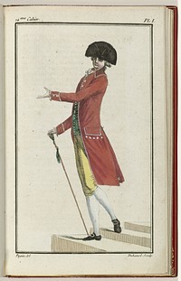 Cabinet des Modes ou les Modes Nouvelles, 1 Juin 1786, pl. I (1786) by A B Duhamel, Pugin and Buisson
