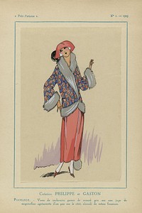 Très Parisien, 1923, No 1: Création Philippe et Gaston (1923) by anonymous, Philippe et Gaston and G P Joumard