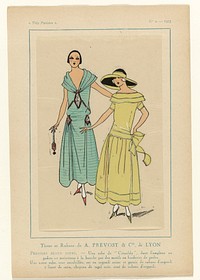 Très Parisien, 1923, No. 2: Tissus et Rubans de A. PRÉVOST & Cie. de LYON... (1923) by anonymous, A et Cie Prévost and G P Joumard
