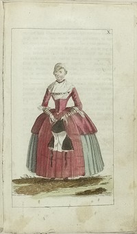 Kabinet van mode en smaak 1791, pl. X (1791) by anonymous and A Loosjes