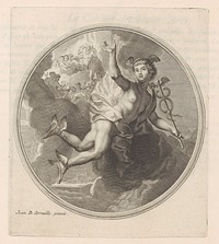 Mercurius (1695) by anonymous, Jean Baptiste Corneille, Jean Baptiste Corneille and Gerard Edelinck