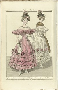 Journal des Dames et des Modes 1829, Costumes Parisiens (2754) (1829) by anonymous