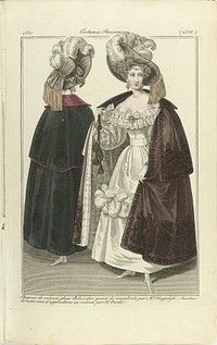 Journal des Dames et des Modes 1830, Costumes Parisiens (2838) (1830) by anonymous