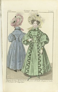 Journal des Dames et des Modes 1830, Costumes Parisiens (2841) (1830) by anonymous