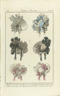 Journal des Dames et des Modes 1830, Costumes Parisiens (2843) (1830) by anonymous