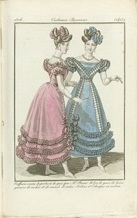 Journal des Dames et des Modes 1826, Costumes Parisiens (2425) (1826) by anonymous