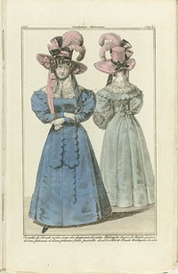 Journal des Dames et des Modes 1827, Costumes Parisiens (2478) (1827) by anonymous