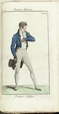Journal des Dames et des Modes, Costume Parisien, 1805, An 13 (646) Costume Négligé (1805) by Pierre Charles Baquoy, Horace Vernet and Pierre de la Mésangère