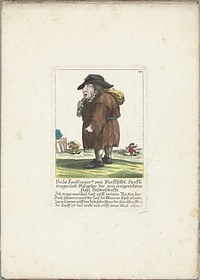 De dwerg Veith Knollinger von Pinklfeldt, ca. 1710 (1705 - 1715) by Martin Engelbrecht