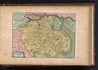 Kaart van de meierij van 's-Hertogenbosch (1735) by anonymous and erven J Ratelband and Co