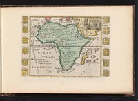 Kaart van Afrika (1735) by anonymous and erven J Ratelband and Co