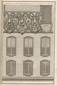 Illuminatie op het huis van A.P. Lambrechtsen, 1751 (1753) by anonymous and Isaak Tirion