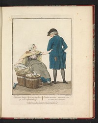 Visverkoopster en klant (1803) by Ludwig Gottlieb Portman, Jacques Kuyper, Jan Willem Pieneman, Jacques Kuyper, Evert Maaskamp and Colnaghi and Co