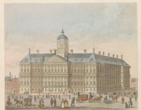 Koninklijk Paleis op de Dam, ca. 1810-1813 (1824 - 1825) by Evert Maaskamp, anonymous, anonymous and Evert Maaskamp