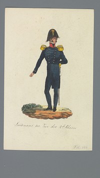 Luitenant ter Zee der 2de Klasse (1835 - 1850) by Albertus Verhoesen and Johannes Paulus Houtman