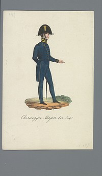 Chirurgijn Majoor ter zee (1835 - 1850) by Albertus Verhoesen and Johannes Paulus Houtman