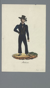 Matroos (1835 - 1850) by Albertus Verhoesen and Johannes Paulus Houtman