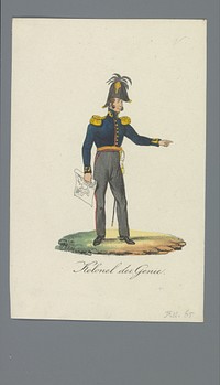 Kolonel der genie (1835 - 1850) by Albertus Verhoesen and Johannes Paulus Houtman