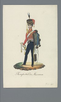 Trompetter der Hussaren (1835 - 1850) by Albertus Verhoesen and Johannes Paulus Houtman