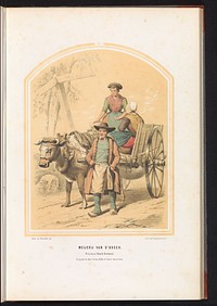 Klederdracht van Den Bosch in Noord-Brabant, 1857 (1857) by Jan Braet von Uberfeldt, Desguerrois and Co and Frans Buffa en Zonen