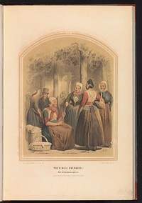 Klederdracht van de provincie Overijssel, 1857 (1857) by Ruurt de Vries, Jan Braet von Uberfeldt, Valentijn Bing and Frans Buffa en Zonen