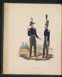 Uniformen van de generaals, 1845 (1845) by Willem Charles Magnenat and Louis Salomon Leman