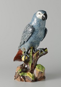 Blue Parrot (c. 1730 - c. 1733) by Meissener Porzellan Manufaktur, Johann Joachim Kändler and Johann Gottlieb Kirchner