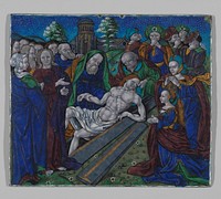 Plaque with the Raising of Lazarus (c. 1500 - c. 1525) by Jean Penicaud I