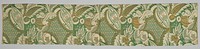 Fragment zijdeweefsel met bizar patroon (c. 1710 - c. 1720) by anonymous