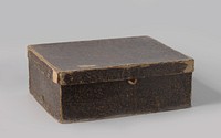 Doos met deksel van karton met etiket waarop onder meer staat geschreven `Gebhard-Crone' (c. 1840 - c. 1925) by anonymous