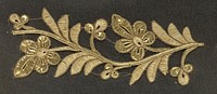 Fragment goudgalon (1800 - 1900)