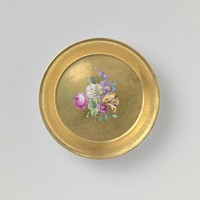 Saucer with a bouquet (c. 1798) by Kaiserliche Porzellanmanufaktur